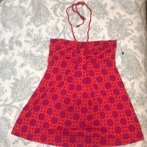 EUC Tart Modal Geometric Print Halter Top, Size M